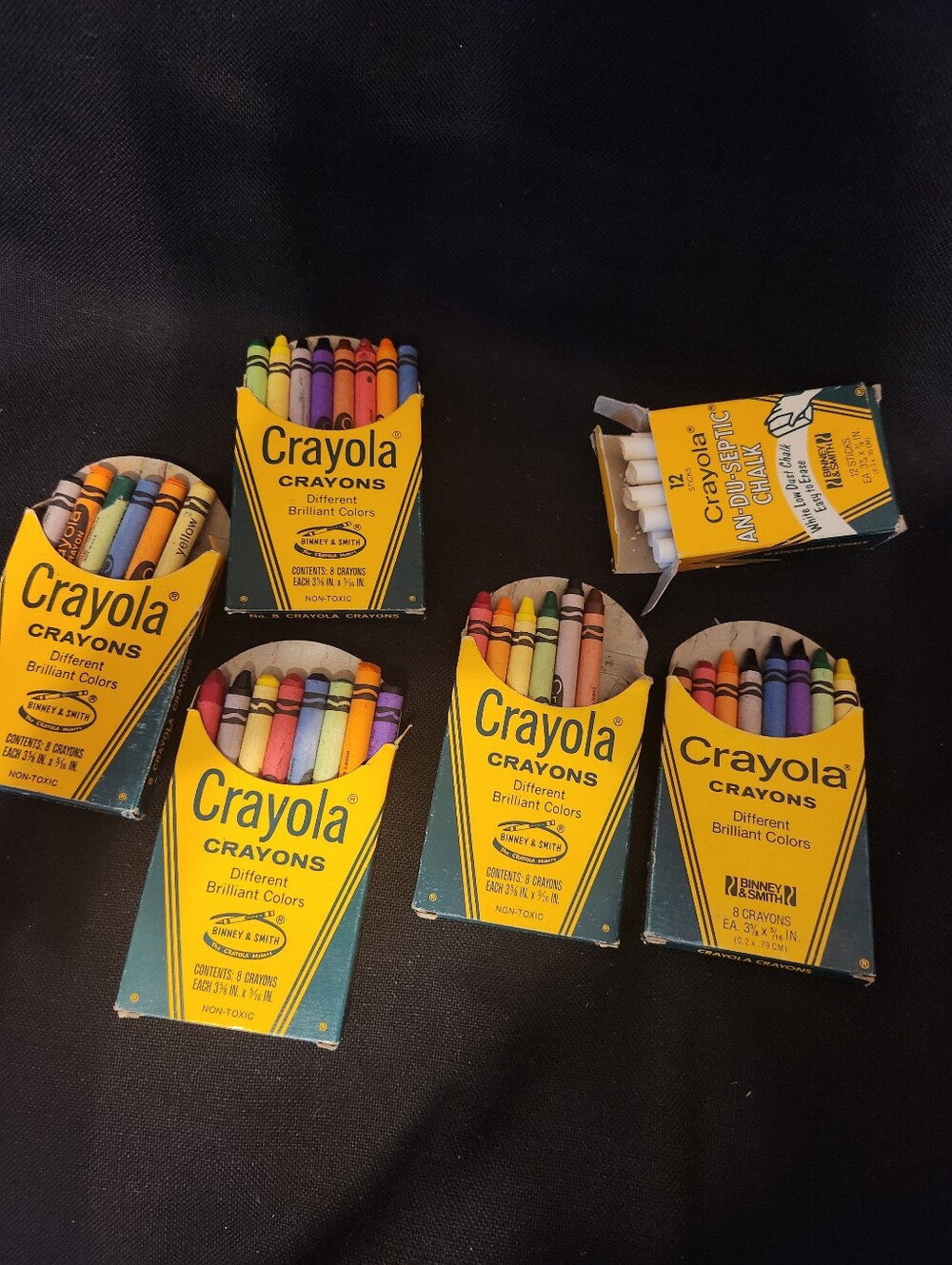 Vintage CRAYOLAS AND Chalk